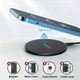 Беспроводное зарядное устройство Fast Charger 30W с функцией быстрой зарядки и подсветкой для iPhone и Android (GY68) Без кабеля Black - изображение 6