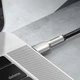Кабель Baseus Cafule Series Metal Data Cable Type-C to Type-C 100W 1m Black - зображення 5