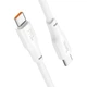 Кабель HOCO X93 Type-C to Type-C 100W, 2m, TPE, TPE connectors, White - зображення 3
