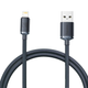 Кабель Baseus Crystal Shine Series Fast Charging Data Cable USB to iP 2.4A 1.2m Black - изображение 4
