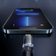 Кабель Baseus Crystal Shine Series Fast Charging Data Cable USB to iP 2.4A 1.2m Black - изображение 5