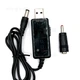 Повышающий кабель питания USB - DC 5 В на 9 В / 12 В с дисплеем, кабель питания для роутера модема, с переходником - изображение 5