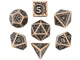 Набор кубиков, 7 шт., кости кубики для DND, TTRPG, полиэдрические кости для настольных и ролевых игр D&D, цвет слоновой кости - изображение 1