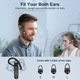 Навушники, New Bee B41 Black Bluetooth бездротові In-Ear ANC CVC8.0 22 год музика 24 год розмов 60 днів стендбай легкі 12 г - зображення 9