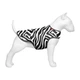 Курточка-накидка для собак WAUDOG Clothes малюнок Зебра XXS А 23 см B 29-36 см С 14-20 см - зображення 1