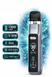 Багаторазова Pod-система Smok Novo GT Silver електронна сигарета смок нове 1300 мАч вейп до 30 Вт подвійний IML-екран швидка зарядка срібна - зображення 2