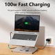 Док станция подставка Blueendless ST109A 10 в 1 USB Type-C концентратор для ноутбука планшета ПРРО 10 портов - изображение 6