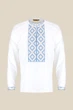 Вишиванка LAWA E-MB02302 3XL Біло-синій (2000999169700) - зображення 1