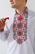 Вишиванка No Brand Полковник S Біло-червоний (2000990016263) - изображение 3