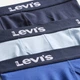 Набор трусов боксеров мужских хлопковых Levi`s 607921489 M 3 шт Синий/Голубой (1159858857) - изображение 3