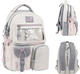Рюкзак для молодшої школи Kite Education teens Iconic 42x29x17 см 17 л Бежевий (K26-2587M-1) - зображення 1