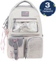 Рюкзак для молодшої школи Kite Education teens Iconic 42x29x17 см 17 л Бежевий (K26-2587M-1) - зображення 3