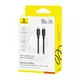 Зарядний кабель Baseus Silky Series Type-C to Type-C 100W 2m Black (P10377704113-01) - зображення 5