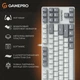 Клавіатура GamePro Genesis Metallic MK110W Red Switches White - зображення 19