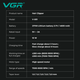 Машинка для стрижки VGR V-001 GGB (10 насадок) 4600 mAh LED дисплей Золотистый - изображение 4