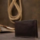 Чоловічий практичний затиск для грошей GRANDE PELLE 11403 Темно-коричневий - зображення 7