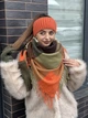Пов'язка на голову жіноча тепла помаранчева - зображення 2