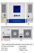 Гібридний інвертор EASUN POWER ISolar-SMT-4KW-WI-FI 4000VA/3600W 24V-230V, струм заряду 100А, MPPT(60-500В) - зображення 4