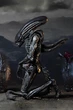 Статуэтки Ксеноморфа фильма "Чужой" RESTEQ, Коллекционные action фигурки чужого 18см - изображение 7
