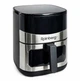 Многофункциональная аэрогриль мультипечь Rainberg RB 2295 3800W аэрофритюрница безмасляная с сенсорным управлением на 8,5 л черная - изображение 1
