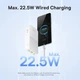 Павербанк Baseus 20000 mAh 22.5W EnerFill FC51 Bipow 2 Pro Зовнішній акумулятор PowerBank з швидкою зарядкою QC3.0+PD3.0 та Type-C кабелем (E0027700) White - зображення 7