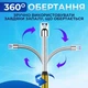 Бытовая USB импульсная кухонная зажигалка с гибким наконечником для плиты, камина, печи, свечей с удобным подвесом, с индикацией заряда, предохранителем и шнуром для зарядки Желтая - изображение 3