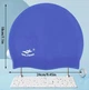 Силиконовая шапочка для плавания QILANG Blue - изображение 5