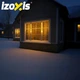Гирлянда бахрома сосульки на дверь и окна Izoxis 26858 новогодняя 6 м светодиодные 100 LED теплый белый цвет для улицы и помещений со вспышкой - изображение 5