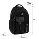 Рюкзак шкільний + пляшка Kite Education teens Dark Matter K26-2597L-2 - изображение 2