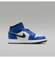 Кросівки жіночі Jordan 1 Mid (Gs) Blue/White 37.5 DQ8423-402 - зображення 3