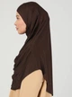 Хіджаб Готовий Цільний Tesettur Turban Ecardin St406 One Size Коричневий - изображение 3