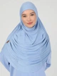 Хіджаб Готовий Цільний Tesettur Turban Ecardin St406 One Size Блакитний - изображение 1