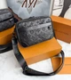 Мужская сумка мессенджер Louis Vuitton Alpha черная (022) - изображение 3