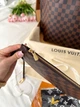 Сумка жіноча шопер + монетниця Louis Vuitton Neverfull коричнева (024) - зображення 7