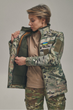 Зимняя утепленная женская FS куртка-трансформер Soft Shell 2в1, мультикам - изображение 8