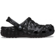 Crocs Classic Geometric Clog Black Кроксы Женские Мужские Сабо Классик Геометрик Черные - (43 р.) M10/W12 - изображение 1