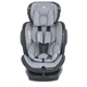 Автокрісло El Camino ME 1045 EVOLUTION 2 360⁰ Royal Gray (група 0+/1-2-3, isofix, поворот 360⁰, світло-сірий) - зображення 3