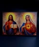 Ікона на алюмінієвій пластині 20×30 см Ікона Пресвятого Серця Ісуса Христа та Непорочного Серця Пресвятої Богородиці - зображення 1