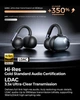 Навушники SoundPeats Clip1 titanium black бездротові Bluetooth чорні напіввідкриті LDAC Dolby - зображення 2