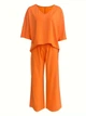 Женский костюм - штаны и кофта оранж - XL - изображение 2