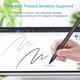 Стилус zelaxy, сумісний із планшетами Surface, з ємнісною сенсорною характеристикою Чорний - зображення 2
