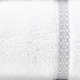 Vera Wang махровые полотенца из плотного 100% хлопка с декоративным кантом (3 штуки – комплект для одного) – белый - изображение 3