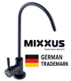 Кран для фильтра обратного осмоса Mixxus из нержавеющей стали для питьевой воды краник для фильтра воды на мойку черный (6029) - изображение 2