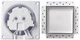Комплект Вытяжной вентилятор Airroxy dRim 125 TS BB (01-068) с таймером на шариковых подшипниках + Модуль скрытого монтажа TEZ dRim 100/125 белый - изображение 1