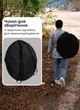 Самороскладная палатка душ для переодевания био туалета Pop-Up 120х190 см туристическая походная палатка автомат для кемпинга под туалет душ Черная + Налобный фонарь в подарок (HP-JG-2) - изображение 5