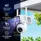Уличная Wi-Fi IP камера видеонаблюдения HOCO D9 Dual Lens 2MP (Поворотная PTZ, IP65, Yoosee) - изображение 3