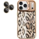 Чохол TPU+PC Wild Leopard with MagSafe and Lens для Apple iPhone 17 Pro Max (6.9") Brown - зображення 3
