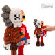 Конструктор 3д для взрослых и детей ArcaneBrick "Kaws Dissected" 35см сборный блочный конструктор в форме 3D дизайнерская фигурка - изображение 4