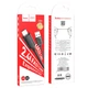 Кабель HOCO Lightning Gratified charging data cable (packaged) X88 |1m, 2.4A| black - изображение 6