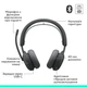 Bluetooth-гарнітура Logitech Zone Wireless 2 ES Graphite (981-001503) - зображення 6